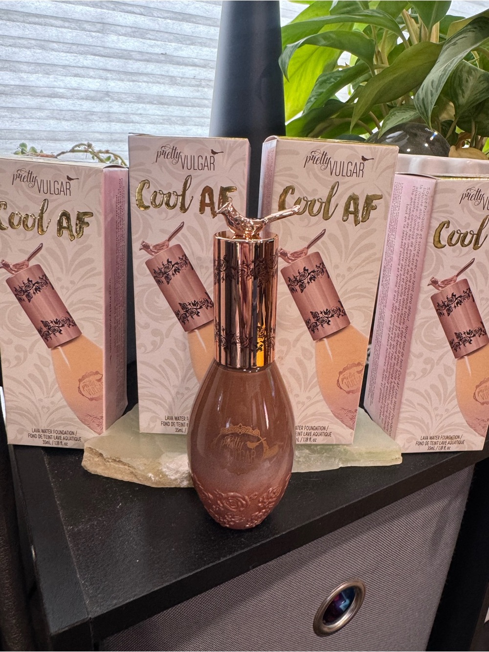 Lot of 4 Pretty Vulgar Cool AF lava water Foundation shade 92 skin candy -